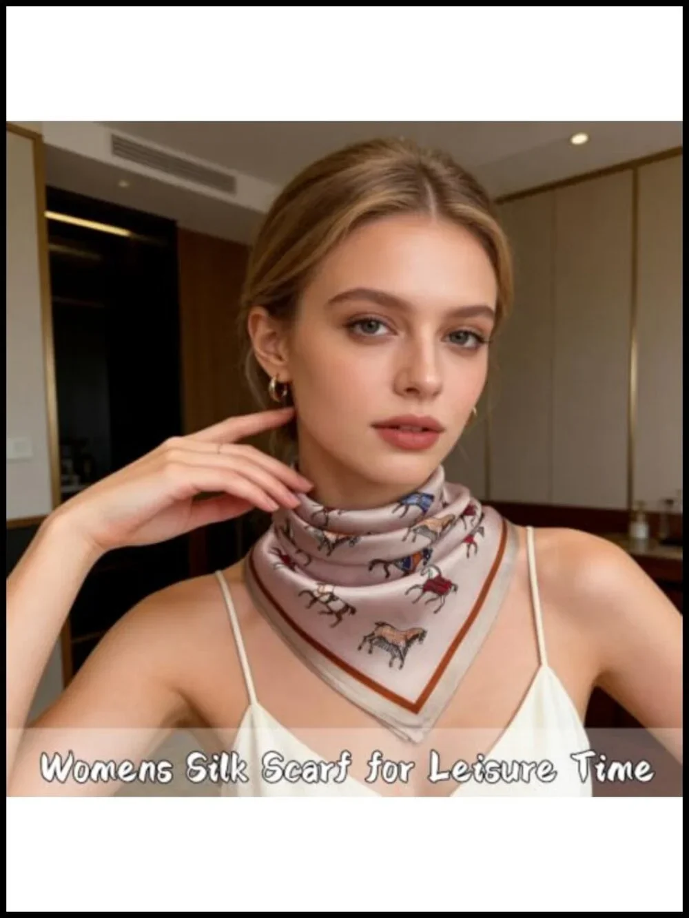 100% Mulberry Silk Scarf 21